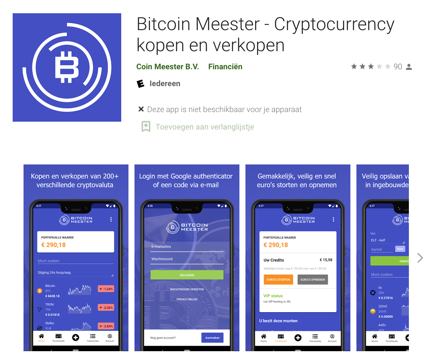 bitcoin meester app